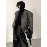 【23s November.】Tie-dye American Vintage Leather Jacket ArtsKoreanMan