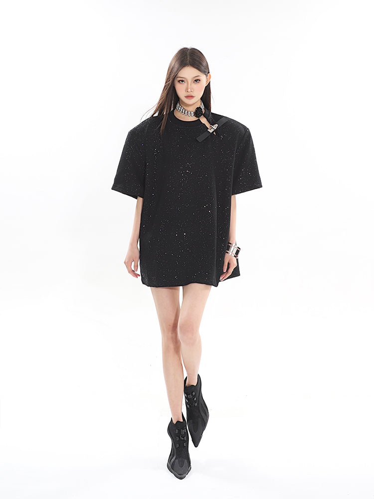 【24s April.】High-end Starry Round Neck T-shirt ArtsKoreanMan