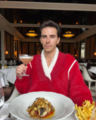 【NEW ARRIVALS】Mink Faux Weighted Knit Sweater ArtsKoreanMan