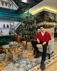 【NEW ARRIVALS】Mink Faux Weighted Knit Sweater ArtsKoreanMan