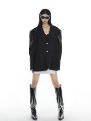 【23s July.】Button Shoulder Pad Suit ArtsKoreanMan