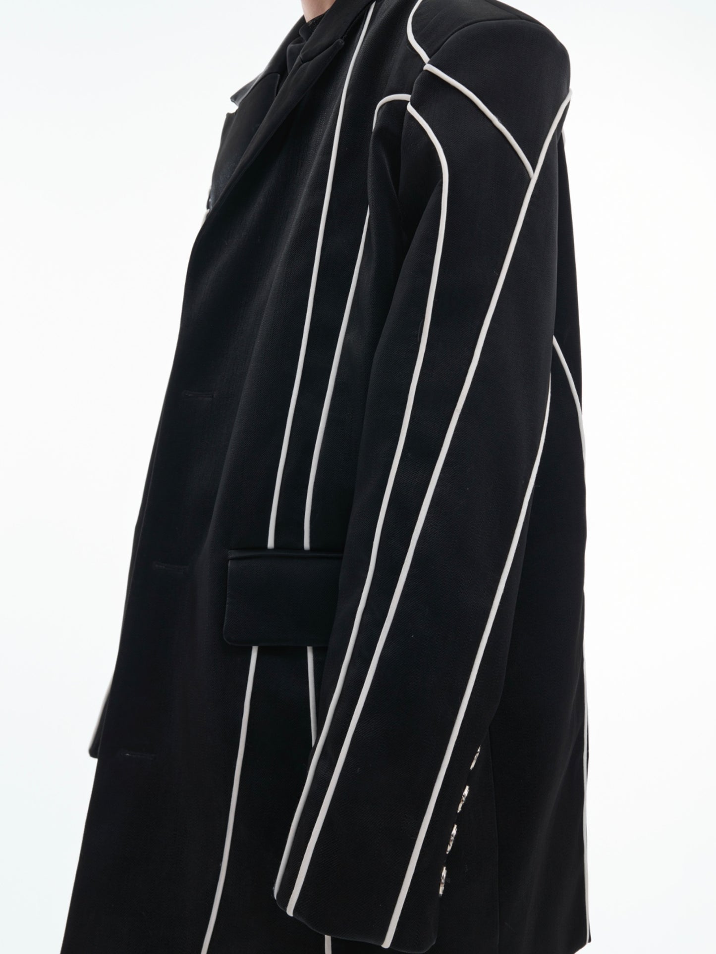 【24s Nov.】Pioneer Line Liquid Metal PU Leather Suit ArtsKoreanMan