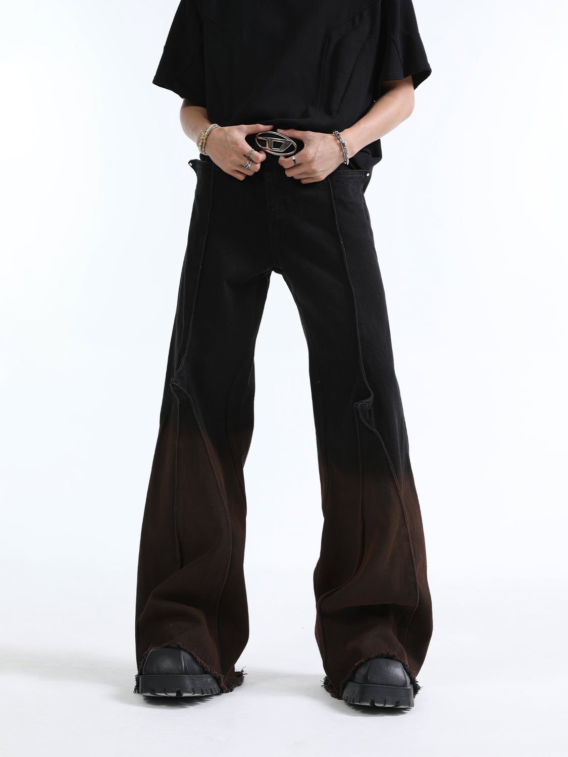 【24s July.】Deconstructed Split Gradient Jeans ArtsKoreanMan
