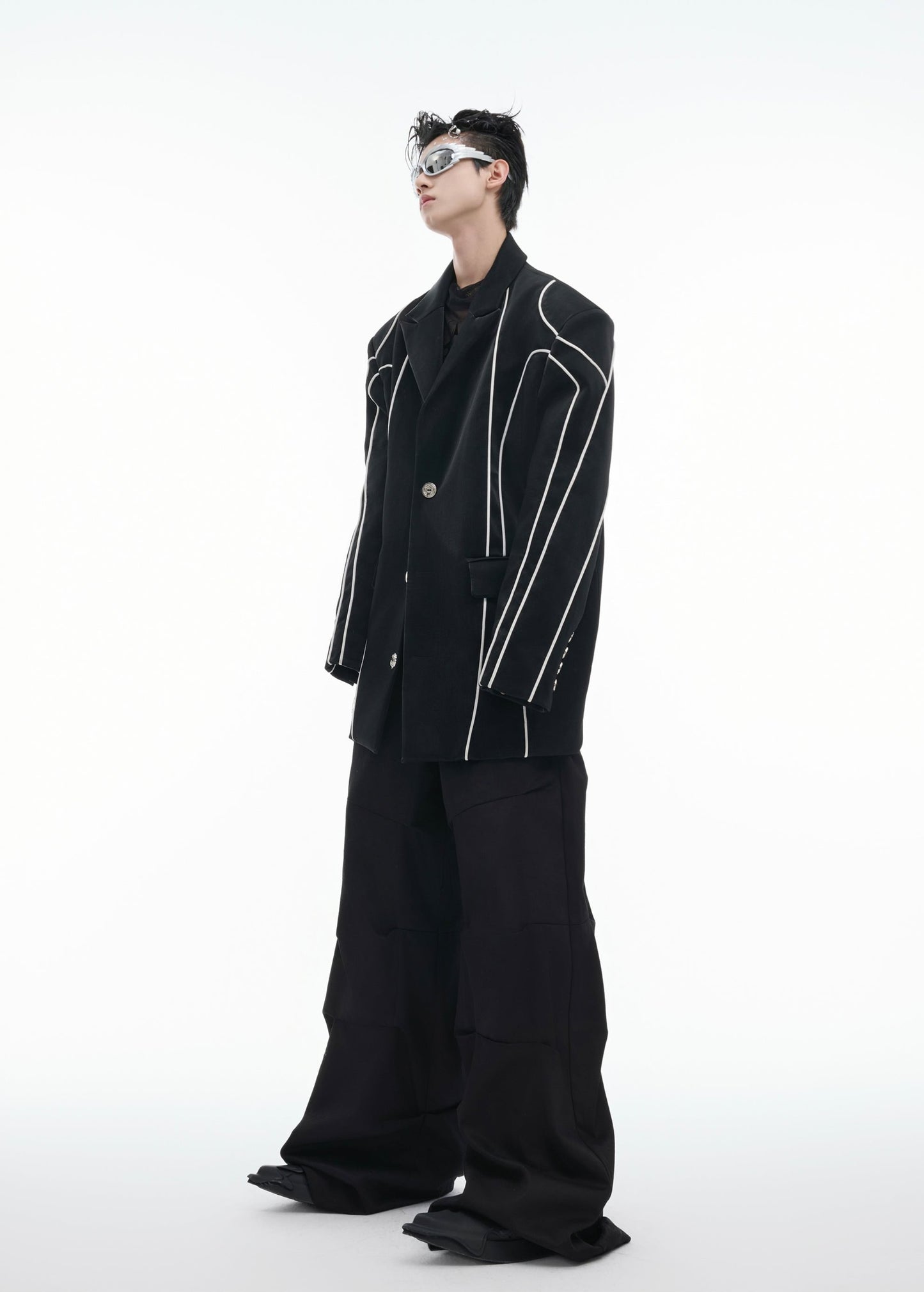 【24s Nov.】Pioneer Line Liquid Metal PU Leather Suit ArtsKoreanMan