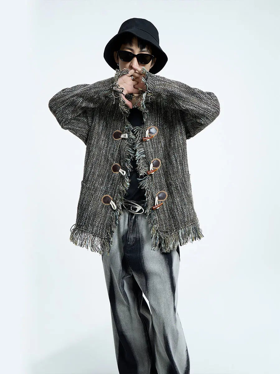 【23s September.】Vintage Braided Raw Trim Unisex Jacket ArtsKoreanMan