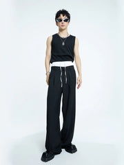 【23s September.】Double Layer High Waist Relaxed Pants ArtsKoreanMan