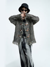 【23s September.】Vintage Braided Raw Trim Unisex Jacket -L ArtsKoreanMan