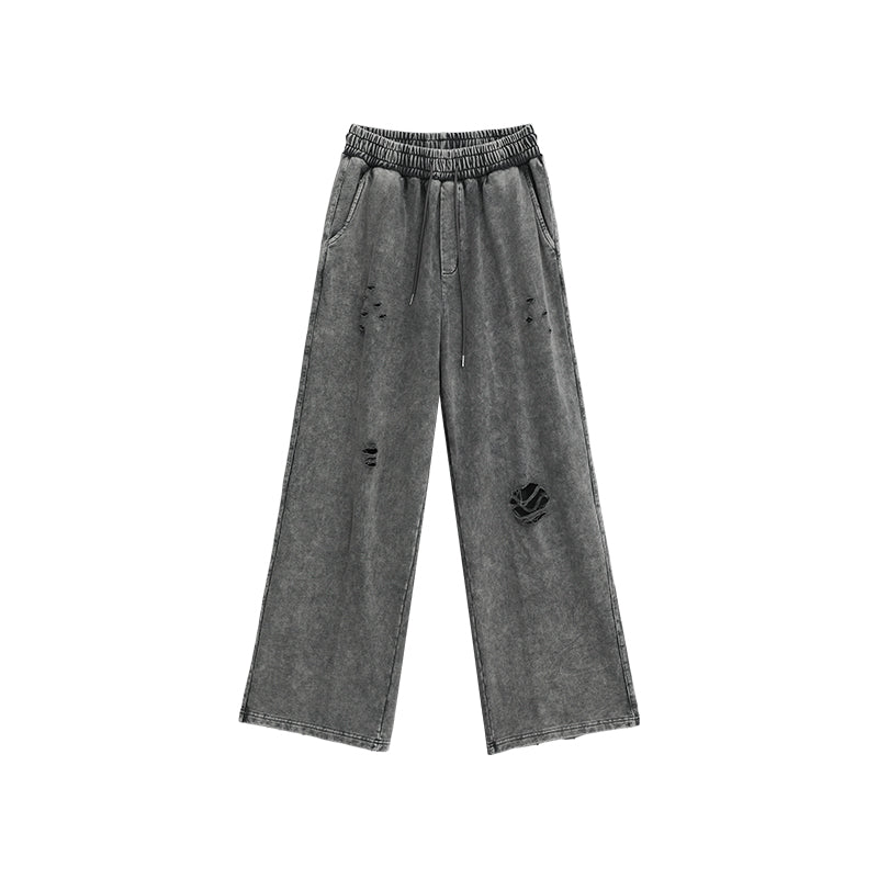 【24s March.】Destroyed Washed Distressed Hooded Cardigan Baggy Pants Suit ArtsKoreanMan