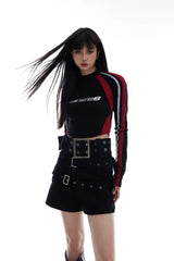 【23s August.】Metal Alphabet Punk Tops ArtsKoreanMan