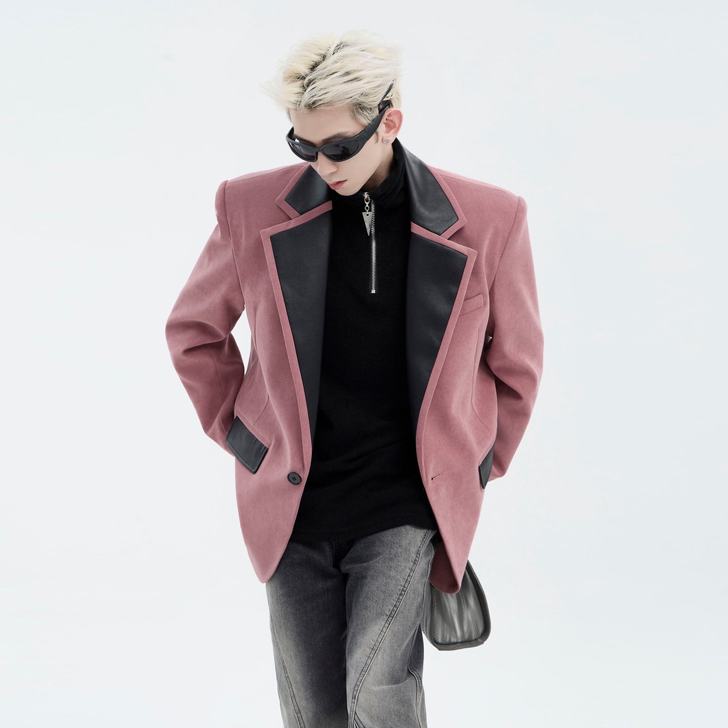 【24s Aug.】Retro High-grade Brushed PU Suit ArtsKoreanMan
