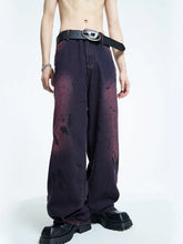 【23s September.】Tie Dye Vintage Frayed Jeans ArtsKoreanMan