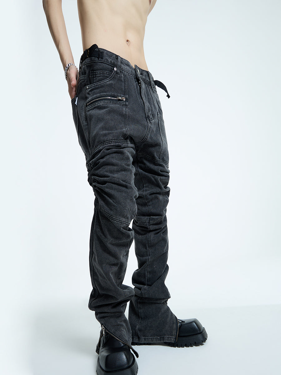 【23s September.】High Street Crinkled Washed Jeans -M ArtsKoreanMan