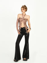 【24s Nov.】Original Spliced Heavy-duty Micro-flare Pants ArtsKoreanMan