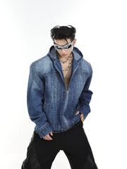 【23s Jun.】Padded Hooded Denim Jacket ArtsKoreanMan