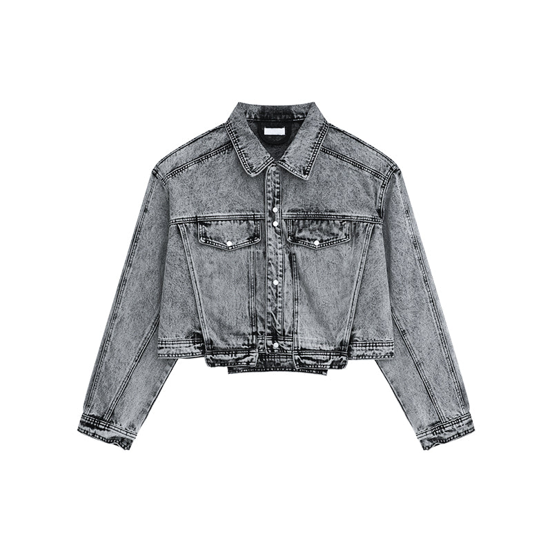 【24s March.】Retro Distressed Simple Denim Suit ArtsKoreanMan