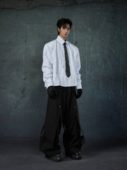 【25s Mar.】Deconstructed Patchwork Ribbon Trousers