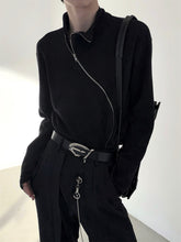 【23s November.】Metallic Zippered Turtleneck Sweater ArtsKoreanMan