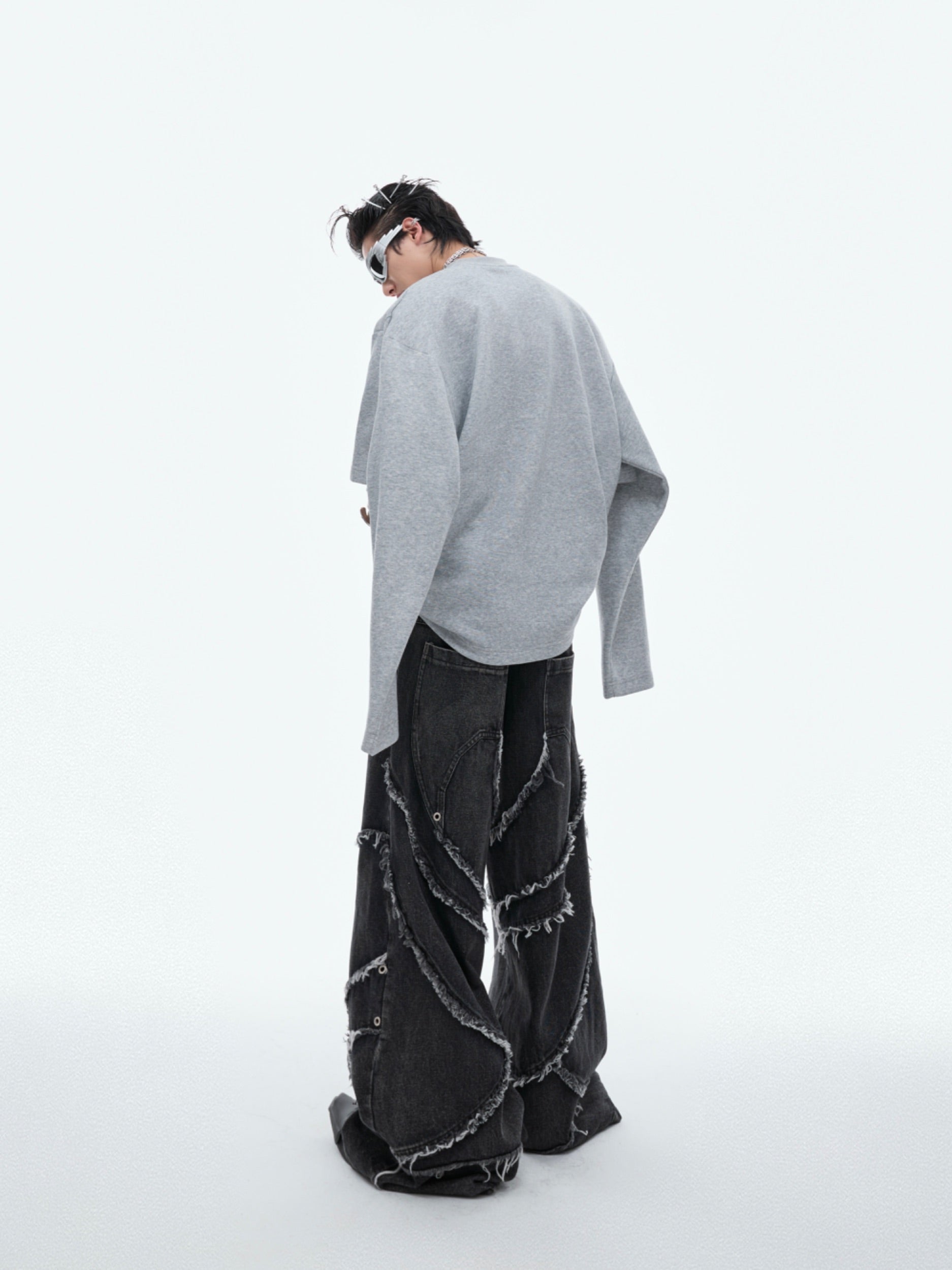 【24s Oct.】Double-layered Round-neck Simple Sweatshirt ArtsKoreanMan
