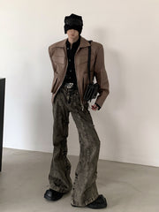 【23s November.】American Distressed Pleated Jeans ArtsKoreanMan