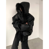 【23s December.】Big Fur Collar Hooded Niche Design Cotton Jacket ArtsKoreanMan