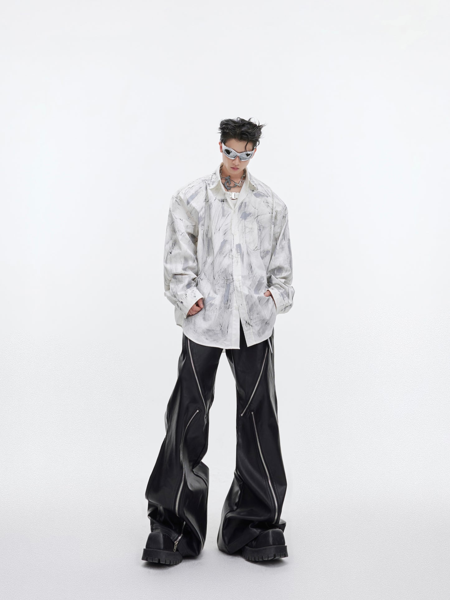 【24s January.】Heavy Brushed Hand Painted Design Shirt ArtsKoreanMan