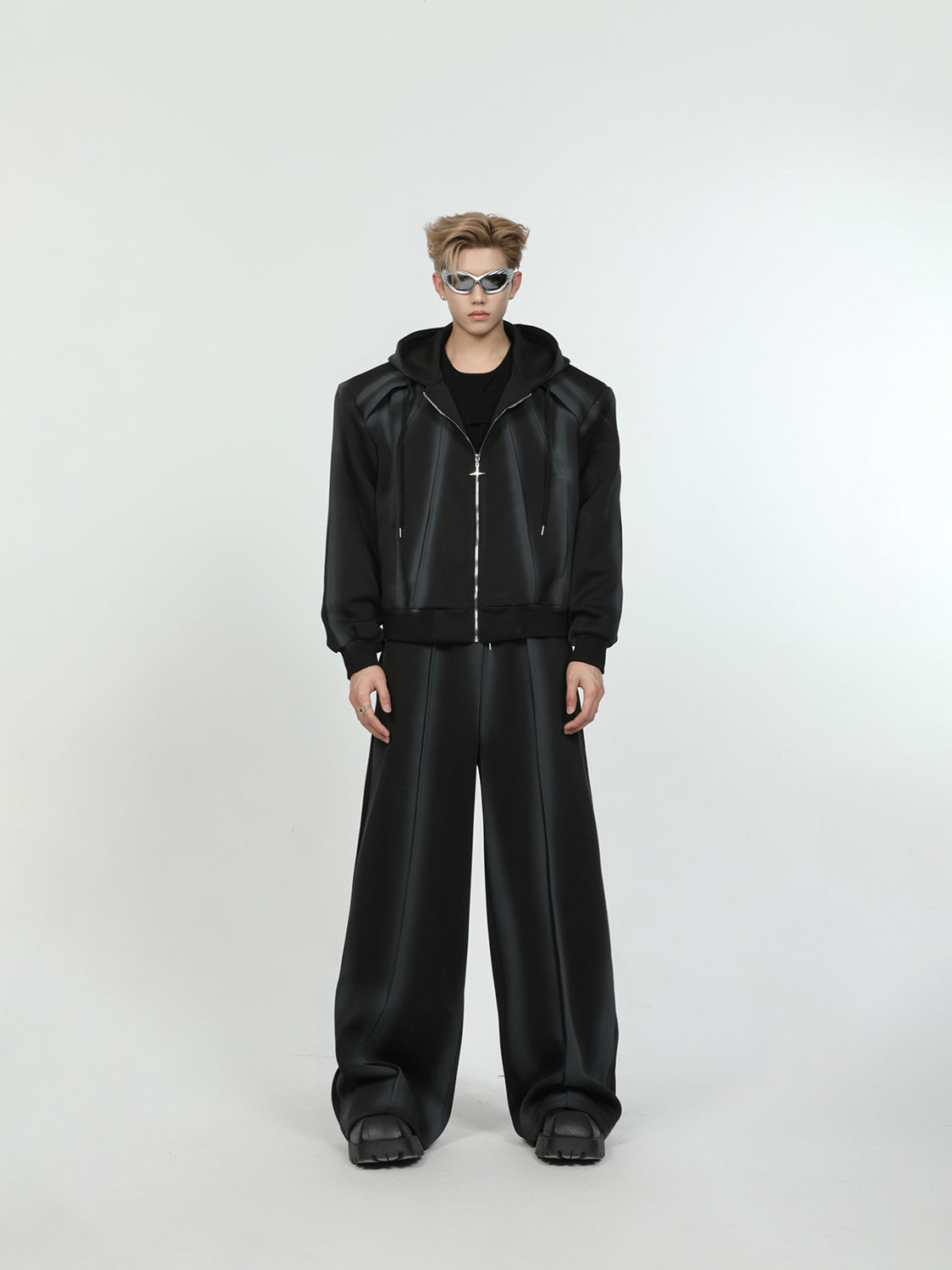 【24s June.】Tie-dyed Gradient Casual Jacket + Straight Wide-leg Pants ArtsKoreanMan