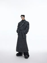 【23s November.】Double Layer Thickened Strappy Woolen Coat ArtsKoreanMan