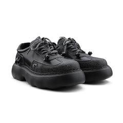Trendy Platform Casual Leather Shoes ArtsKoreanMan