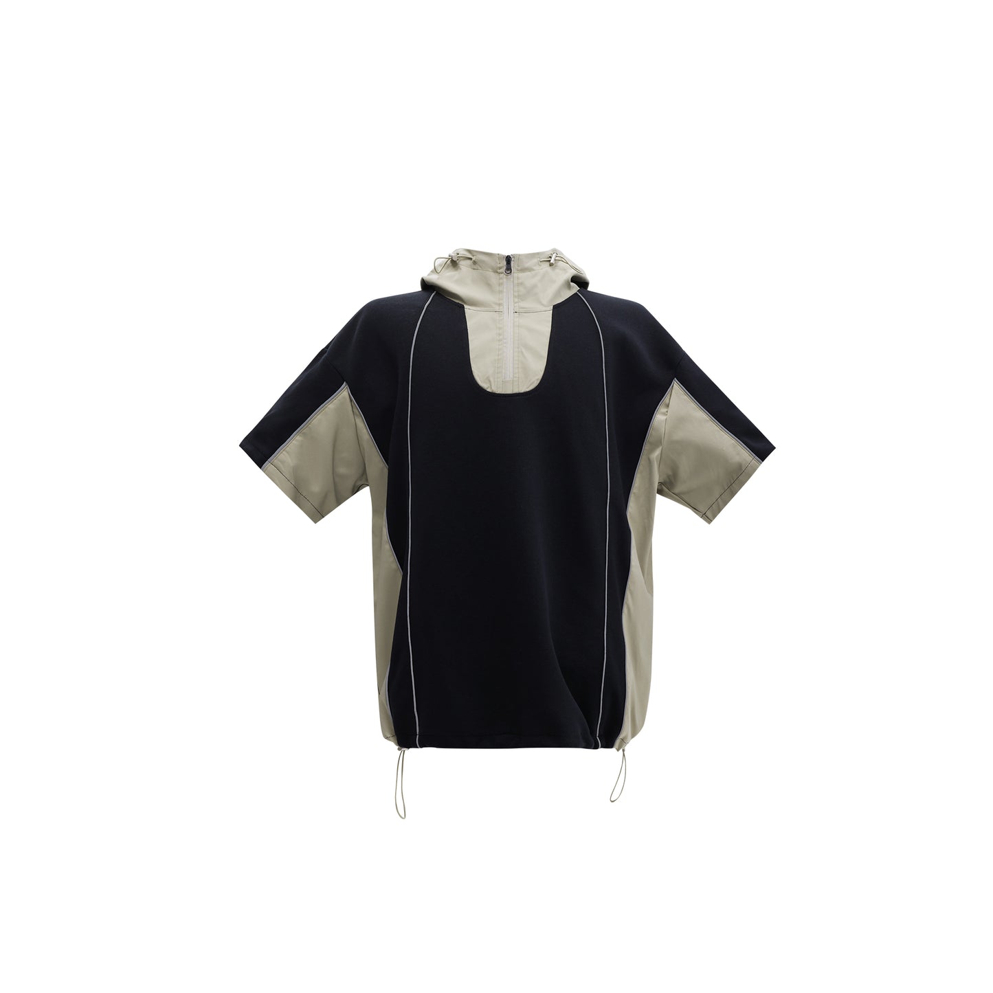 【24s June.】Deconstructed Patchwork Hooded T-shirt + Cargo Pants Suit ArtsKoreanMan