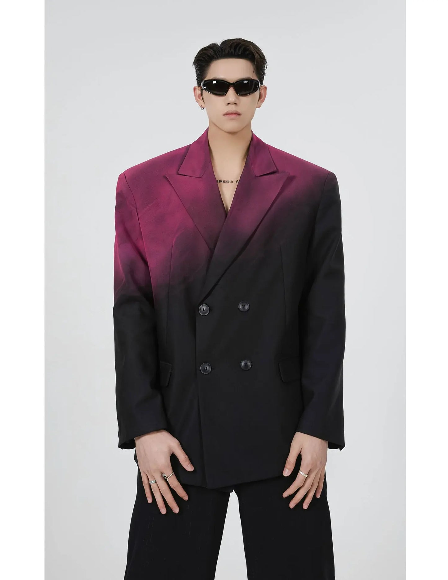 【23s August.】Gradient Shoulder Pad Jacket ArtsKoreanMan