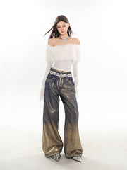 【24s February.】Bronzed Premium Baggy Jeans ArtsKoreanMan