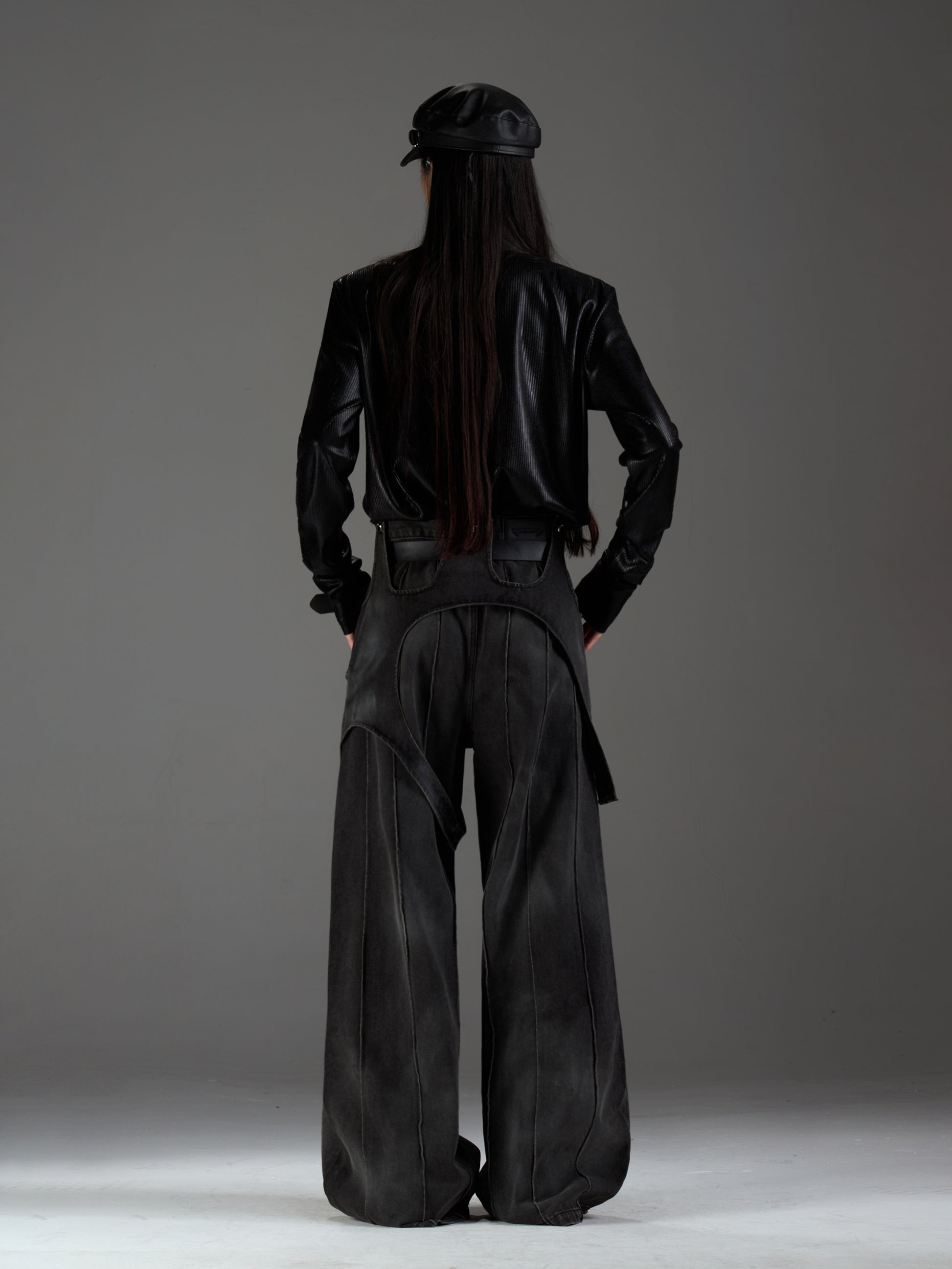 【24s Nov】Detachable Stitching Layered Distressed Washed Jeans ArtsKoreanMan