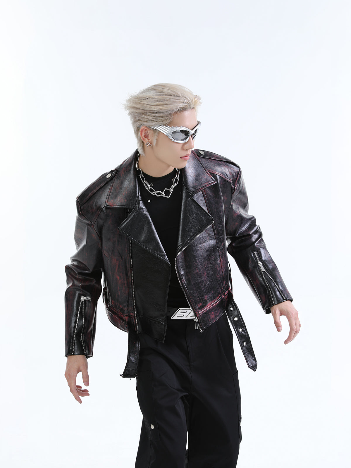 【24s Oct.】Heavy Street Motorcycle Leather Jacket ArtsKoreanMan