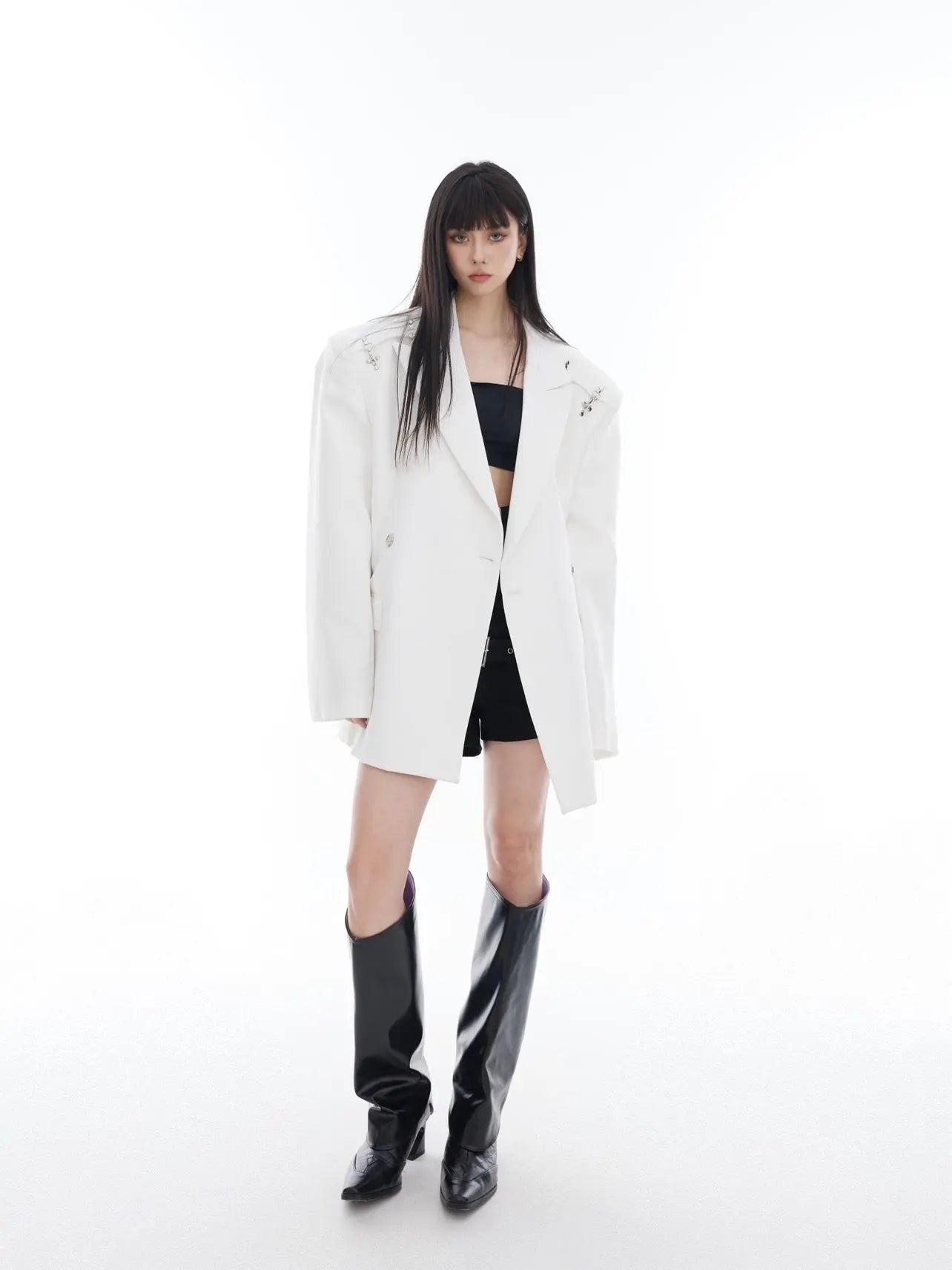 【23s August.】Loose Metal Airplane Buckle Jacket ArtsKoreanMan