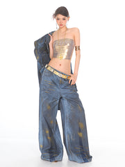 【24s Sep.】Heavy Gradient Wide Leg Washed Jeans ArtsKoreanMan