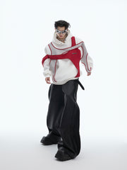 【24s Nov.】Deconstructed Double-layer Paneled Hoodie ArtsKoreanMan