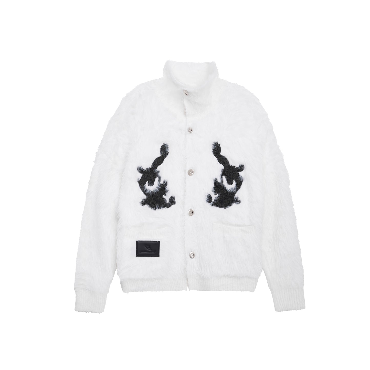 【24s February.】Faux Mink Dragon Pattern Knitted Sweater ArtsKoreanMan