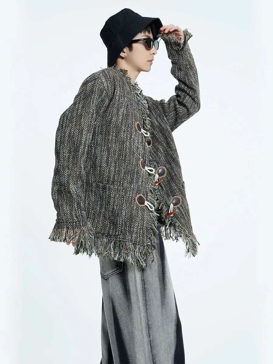 【23s September.】Vintage Braided Raw Trim Unisex Jacket ArtsKoreanMan