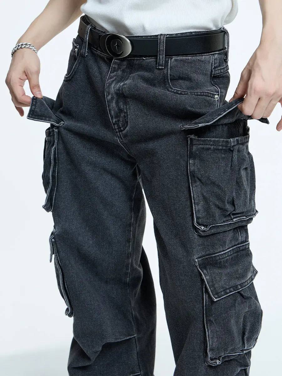 【23s September.】Oversized Mid-rise Jeans ArtsKoreanMan
