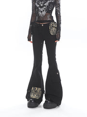 【25s Jan.】Heavyweight Multi-pocket Detachable Flared Pants