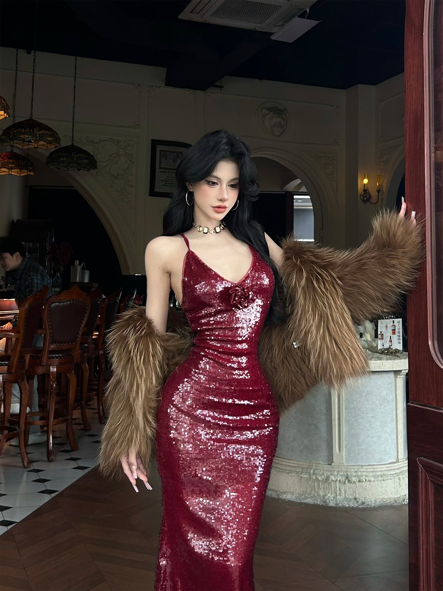 【25s Feb.】Trendy Western Style Bodycon Dress