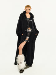 【25s Oct.】Loose Mid-length Knitted Wool Cardigan Coat