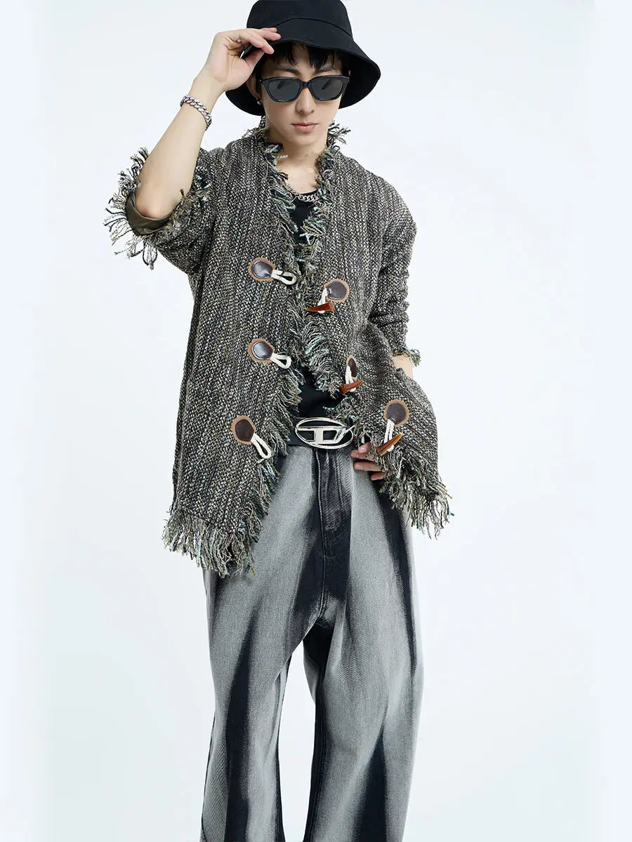 【23s September.】Vintage Braided Raw Trim Unisex Jacket ArtsKoreanMan