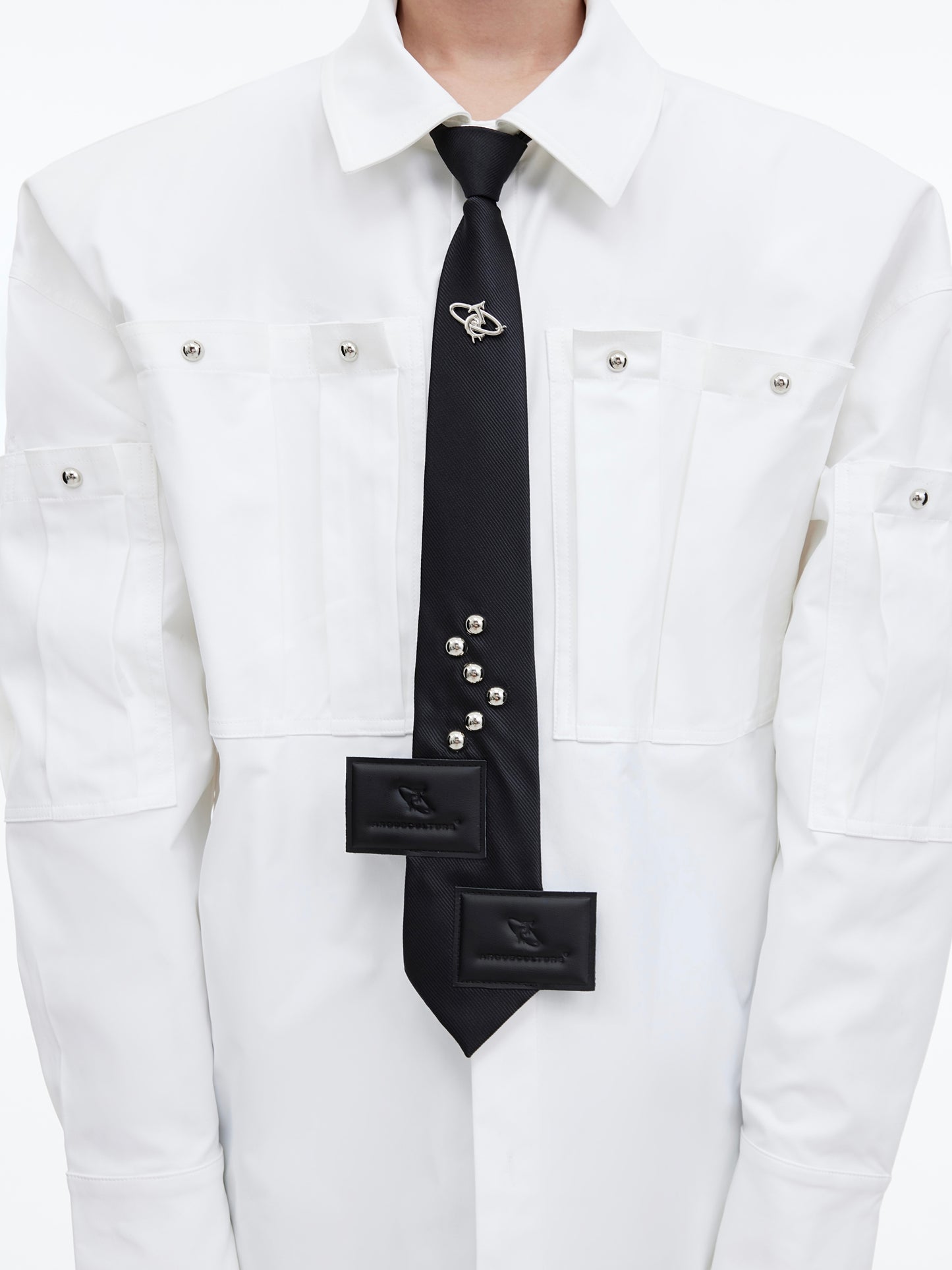 Premium Adjustable Leather Label Tie ArtsKoreanMan