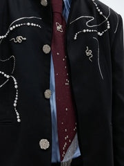 【25s Feb.】Snake Simple Suit / Loose Wide Leg Trousers