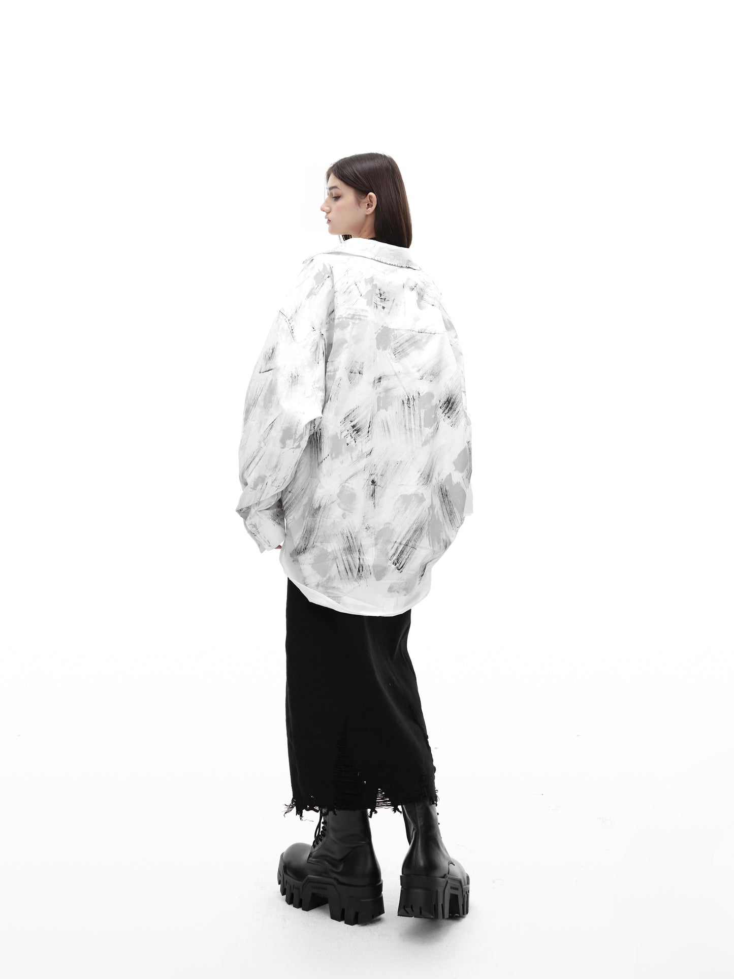 【24s January.】Heavy Brushed Hand Painted Design Shirt ArtsKoreanMan