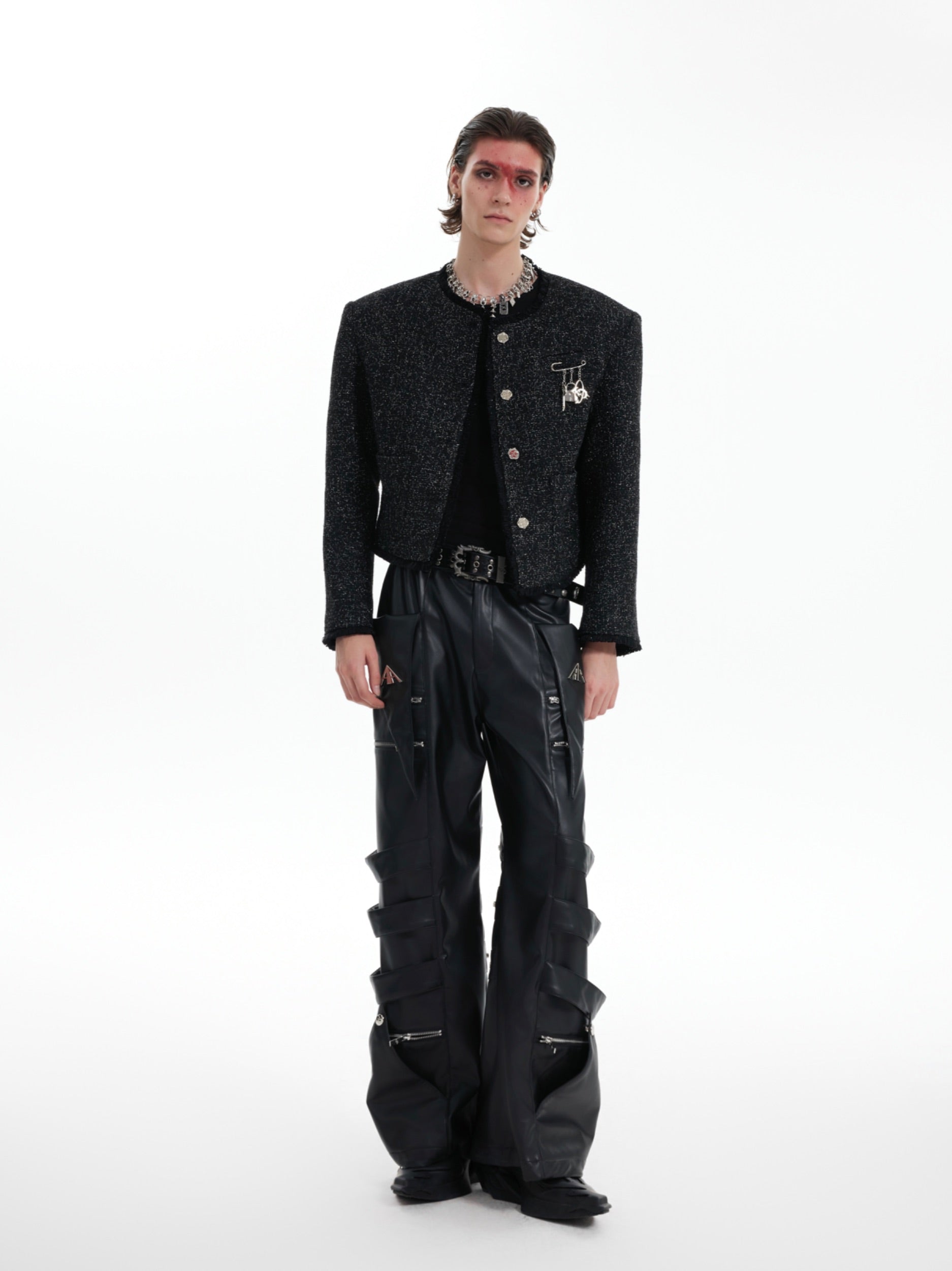 【24s Oct.】Chanel Style Shiny Texture Light Luxury Jacket ArtsKoreanMan