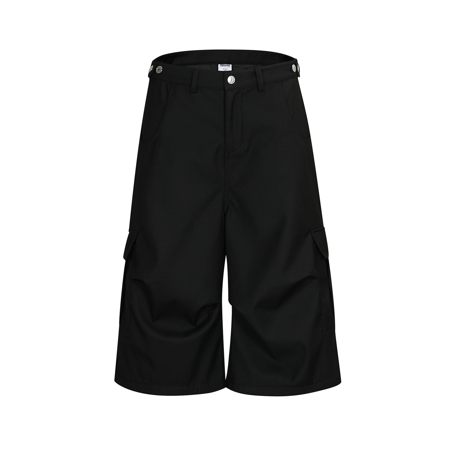 【25s Jul.】Ruched Wide-Leg Cargo Shorts