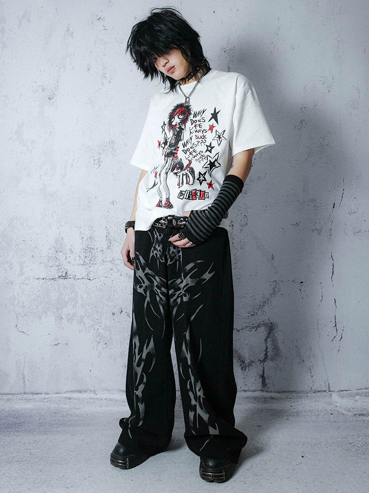 【25s Aug.】Dark Totem Loose Jeans