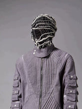 Distressed Knit Balaclava